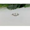 925 Sterling Silver White Sapphire Ring Size 6.5