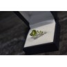 925 Sterling Silver Peridot & Tsavorite Ring Size 6.5