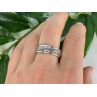 Men's 925 Sterling Silver Band Ring Size 12.5