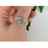 Men's 925 Sterling Silver Band Ring Size 12.5