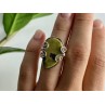 925 Sterling Silver Jasper Ring Size 5.5