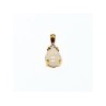 10K YELLOW GOLD OPAL & DIAMOND PENDANT