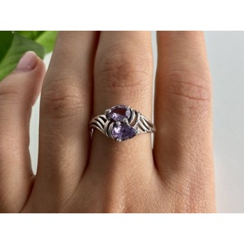925 Sterling Silver Tanzanite Ring Size 10.25