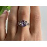 925 Sterling Silver Tanzanite Ring Size 10.25