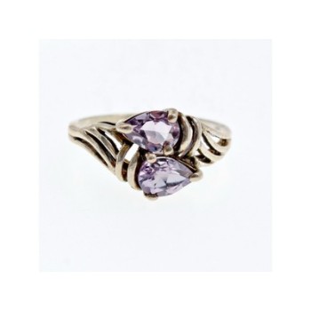 925 Sterling Silver Tanzanite Ring Size 10.25