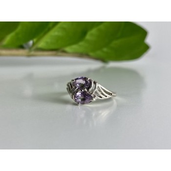 925 Sterling Silver Tanzanite Ring Size 10.25