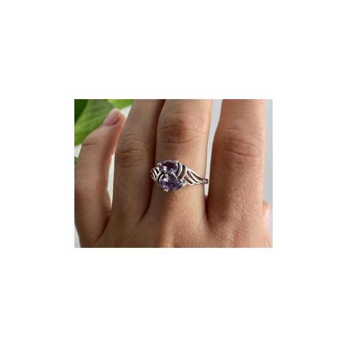 925 Sterling Silver Tanzanite Ring Size 10.25