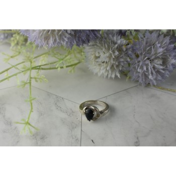 925 Sterling Silver Spinel & Quartz Ring Size 6.5