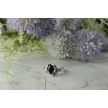 925 Sterling Silver Spinel & Quartz Ring Size 6.5