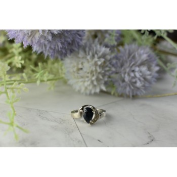 925 Sterling Silver Spinel & Quartz Ring Size 6.5