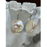 925 STERLING SILVER FRESH WATER PEARL EARRINGS LENGTH 1.8 Inch