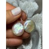 925 STERLING SILVER FRESH WATER PEARL EARRINGS LENGTH 1.8 Inch