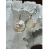 925 STERLING SILVER FRESH WATER PEARL EARRINGS LENGTH 1.8 Inch