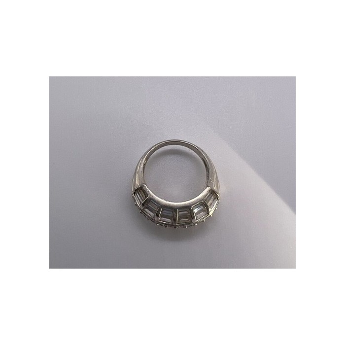 925 Sterling Silver & CZ Ring Size 5