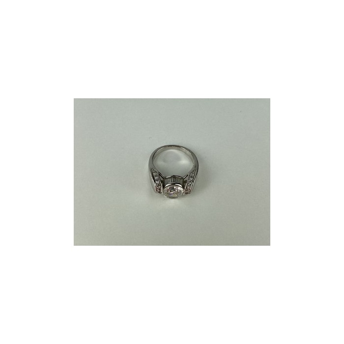 925 Sterling Silver CZ Ring Size 7