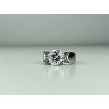 925 Sterling Silver CZ Ring Size 7