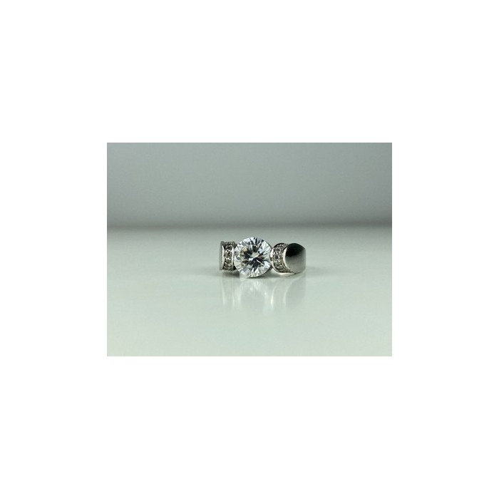 925 Sterling Silver CZ Ring Size 7