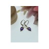 Vintage 925 Sterling Silver Tanzanite Earrings