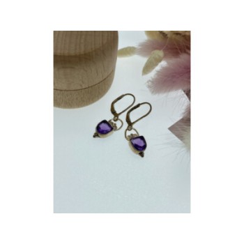 Vintage 925 Sterling Silver Tanzanite Earrings