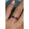 925 Sterling Silver Spinel Ring Size 7.5