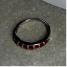 925 Sterling Silver Spinel Ring Size 7.5