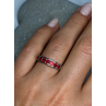 925 Sterling Silver Spinel Ring Size 7.5