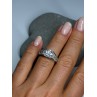 925 Sterling Silver CZ Ring Size 5