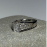925 Sterling Silver CZ Ring Size 5