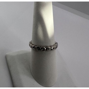 925 Sterling Silver & CZ Ring Size 7