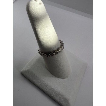 925 Sterling Silver & CZ Ring Size 7