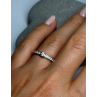 925 Sterling Silver CZ Ring Size 6.5