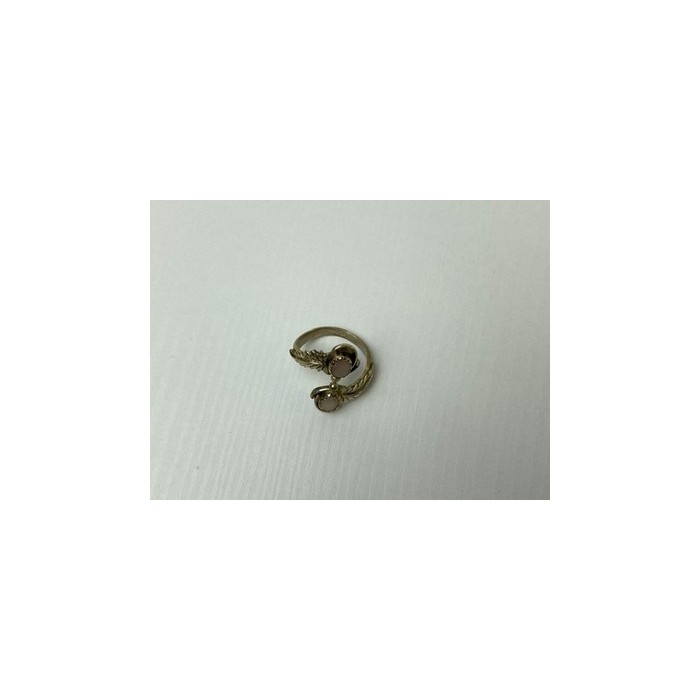 Vintage 925 Sterling Silver Mother Of Pearl Ring Size 8