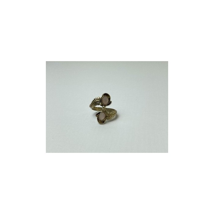 Vintage 925 Sterling Silver Mother Of Pearl Ring Size 8