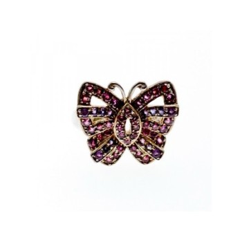 925 Sterling Silver Iolite & Pink Topaz 