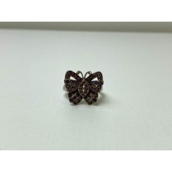 925 Sterling Silver Iolite & Pink Topaz 