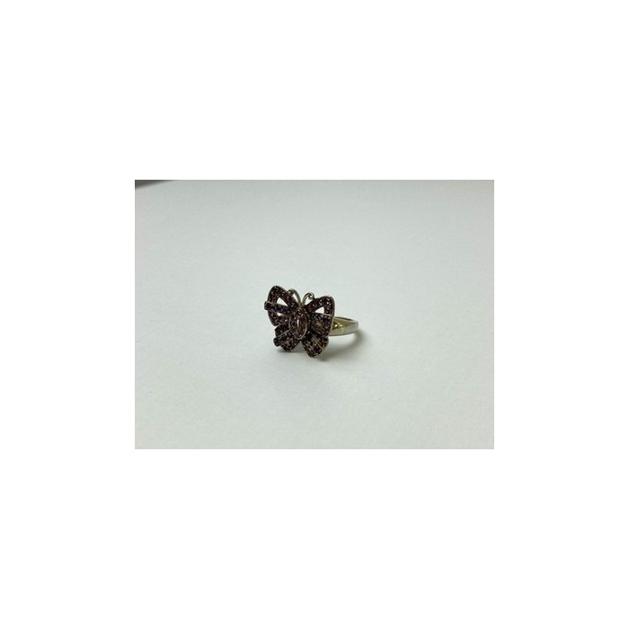 925 Sterling Silver Iolite & Pink Topaz 