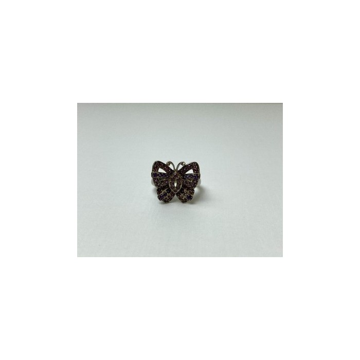 925 Sterling Silver Iolite & Pink Topaz 