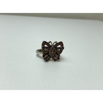 925 Sterling Silver Iolite & Pink Topaz 