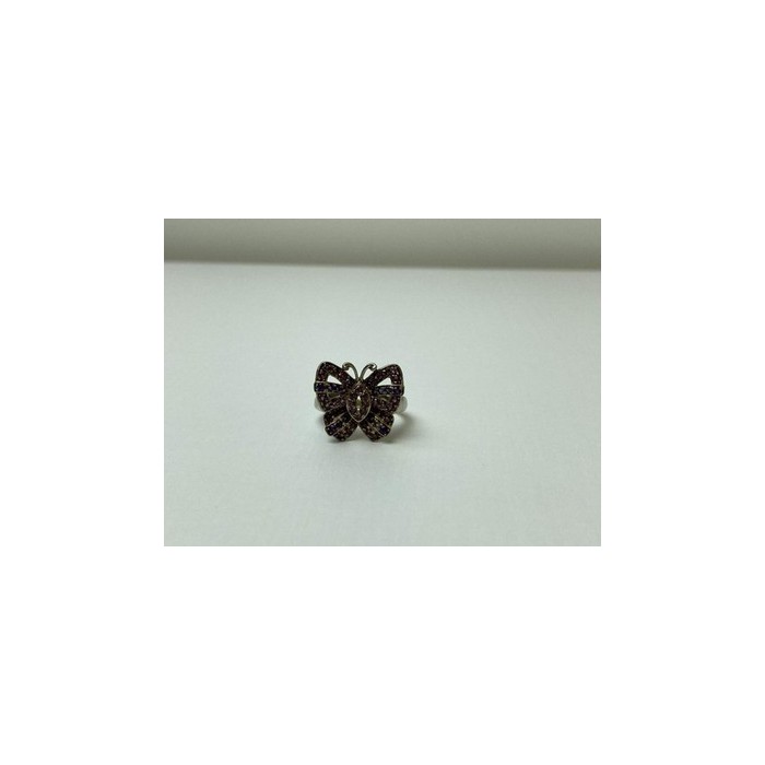 925 Sterling Silver Iolite & Pink Topaz 