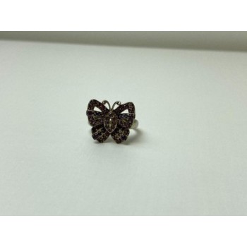 925 Sterling Silver Iolite & Pink Topaz 