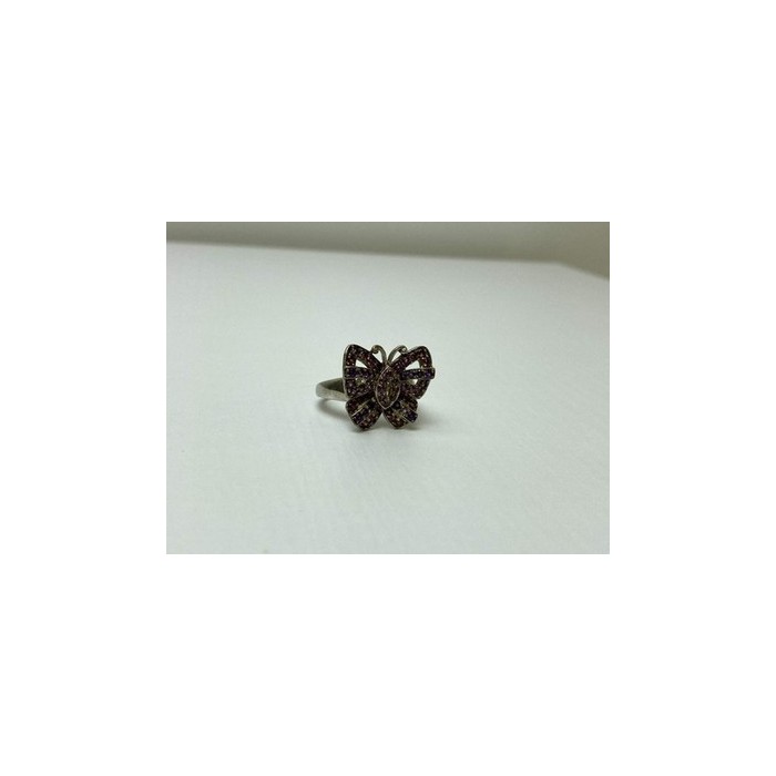 925 Sterling Silver Iolite & Pink Topaz 