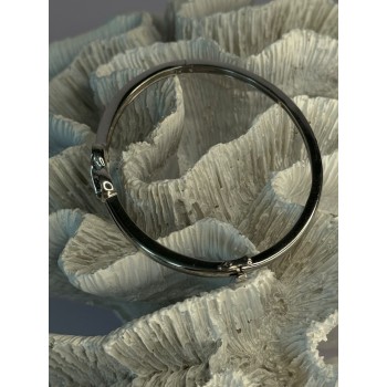 925 Sterling Silver NDI Diamond Heart Bracelet