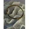 925 Sterling Silver Gold Plated Sapphire Bracelet