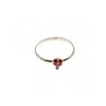 925 Sterling Silver Spinel & Garnet Ring Size 6.5