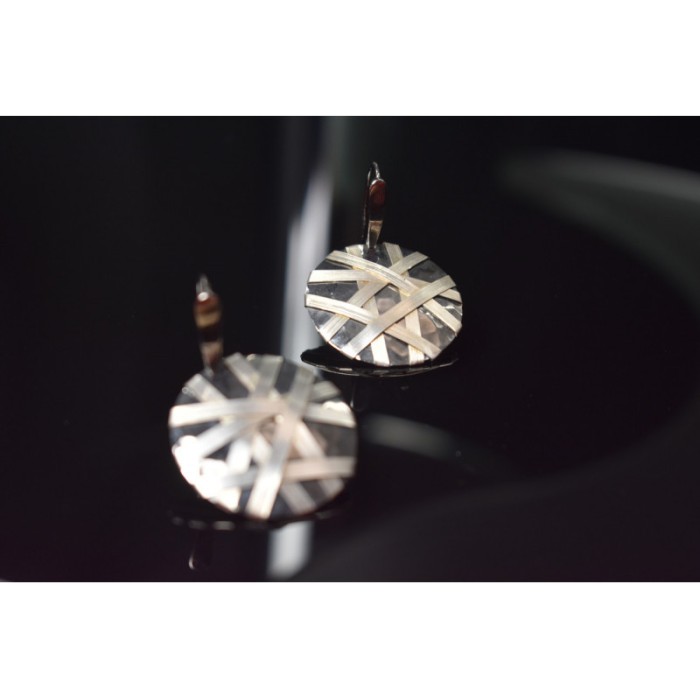 MILOR 925 STERLING SILVER EARRINGS ITALY