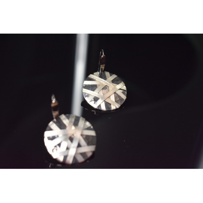 MILOR 925 STERLING SILVER EARRINGS ITALY