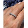 925 Sterling Silver CZ Ring Size 8.5
