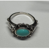 925 Sterling Silver Turquoise Ring Size 6