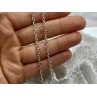 925 Sterling Silver Chain Necklace Italy 18.1 In