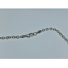 925 Sterling Silver Chain Necklace Italy 18.1 In